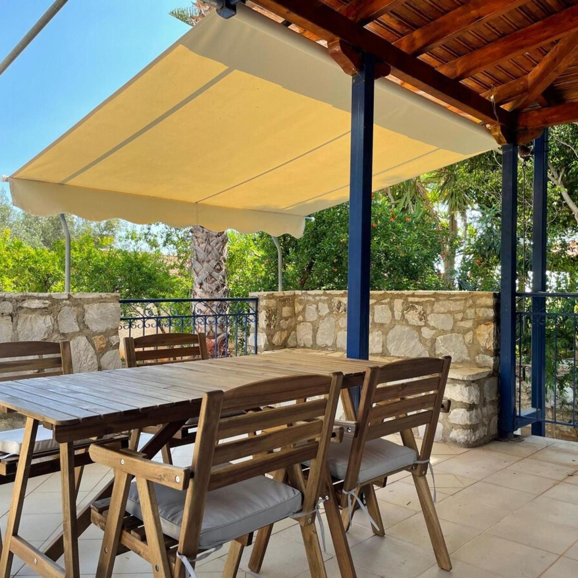 Maisonette With Palms Stoúpa Exterior foto